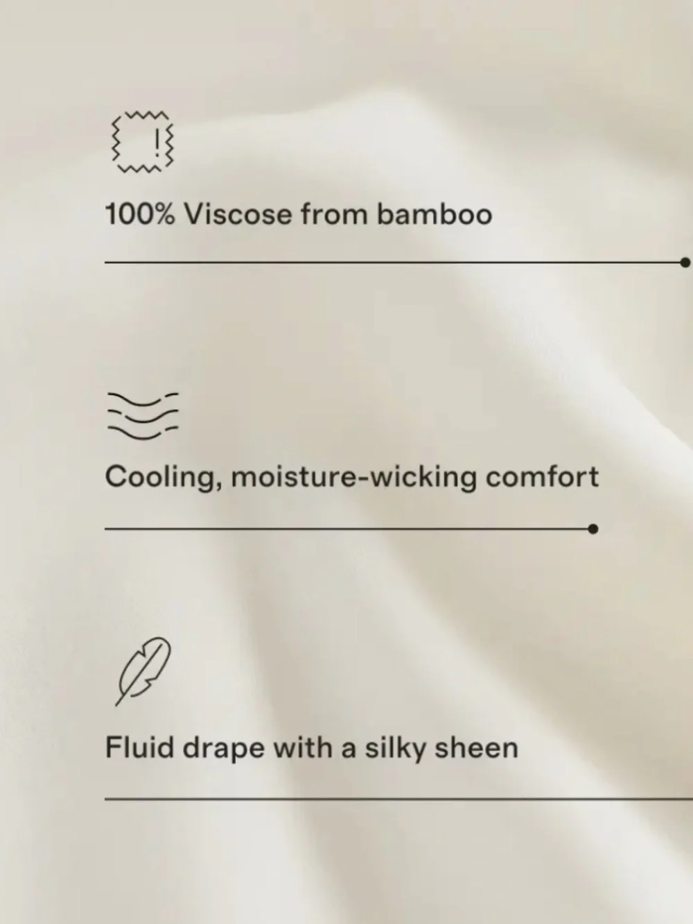 Bamboo Pillowcase Set of 2 standard cases charcoal gray